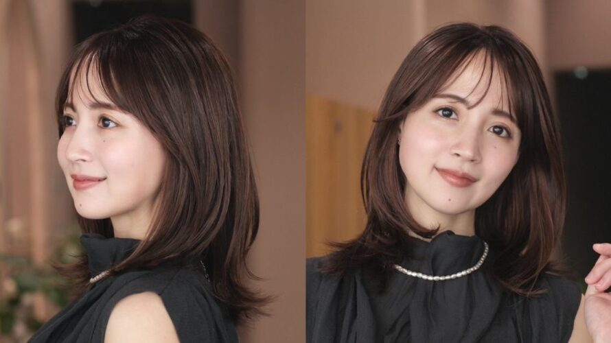 多毛さんにおすすめ！乾かすだけでまとまる２WAYバングのレイヤーミディ