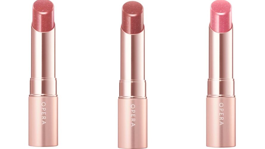 オペラ「グロウリップティント」春限定色、ブルーラメ透ける“桜風味”ミルキーカラー
