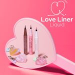 ラブ・ライナー春“ぷっくりハートチャーム付き”アイライナー、バッグに下げてアクセサリー風に